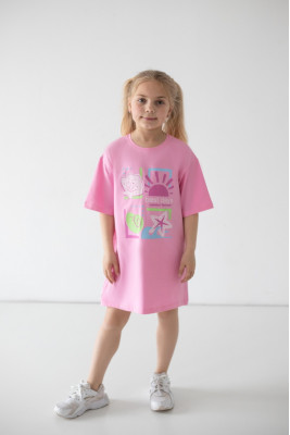 Сукня-футболка для дівчаток